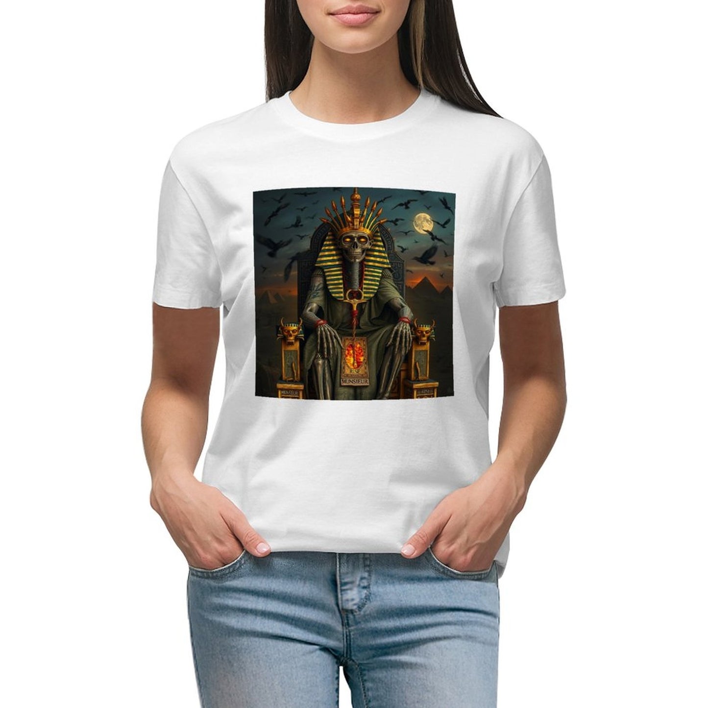 Munsieur Pharaoh's Reign Collection Women's T-Shirt (High Definition & Front Printing)