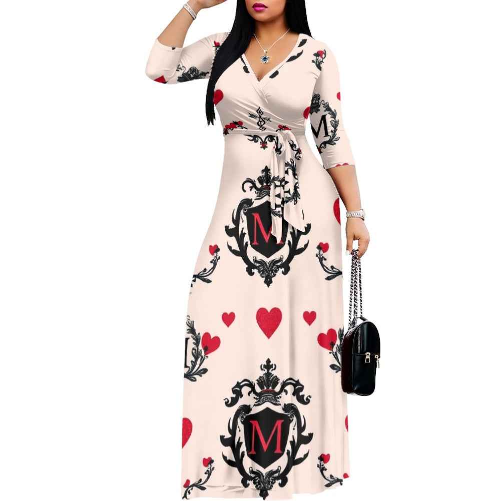 V-neck Maxi Dress