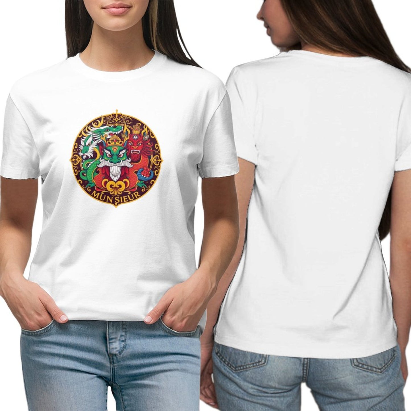Munsieur T-Shirt for Women: Lightweight, Breathable, and Ultra-Stylish for Her - Munsieur