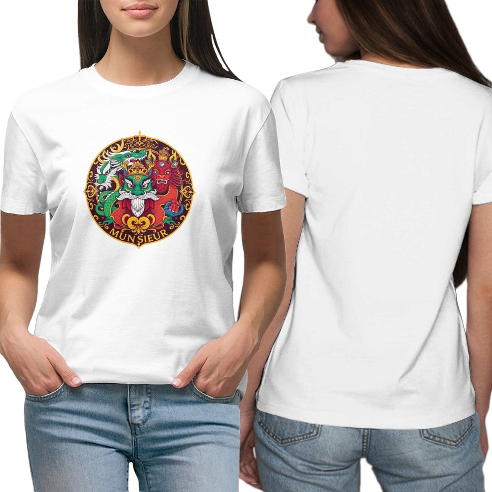Munsieur T-Shirt for Women: Lightweight, Breathable, and Ultra-Stylish for Her - Munsieur