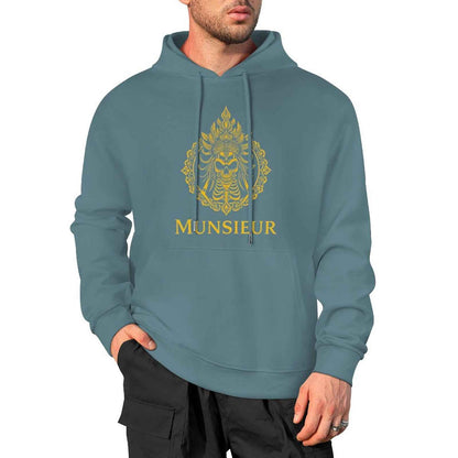 Munsieur Phantom Threads: Skull Edition Hoodie for Men - Munsieur