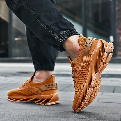 Fashion Blade Flying Woven Scale Trendy Sneakers - Munsieur