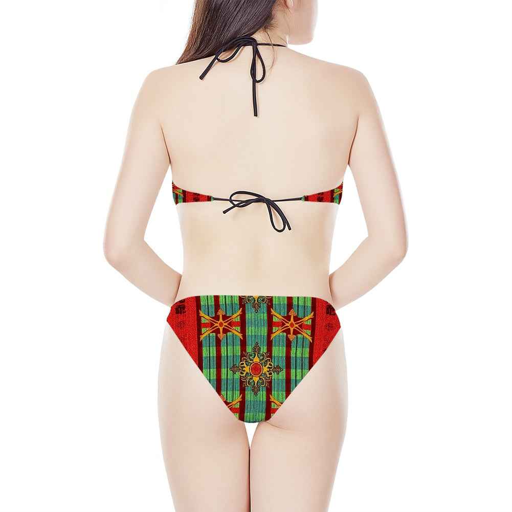 Wrapped-chest Bikini