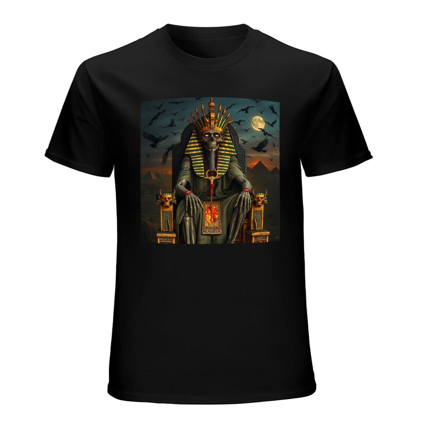 Munsieur Pharaoh's Reign Collection Men's Tee III (High Definition & Front Printing)