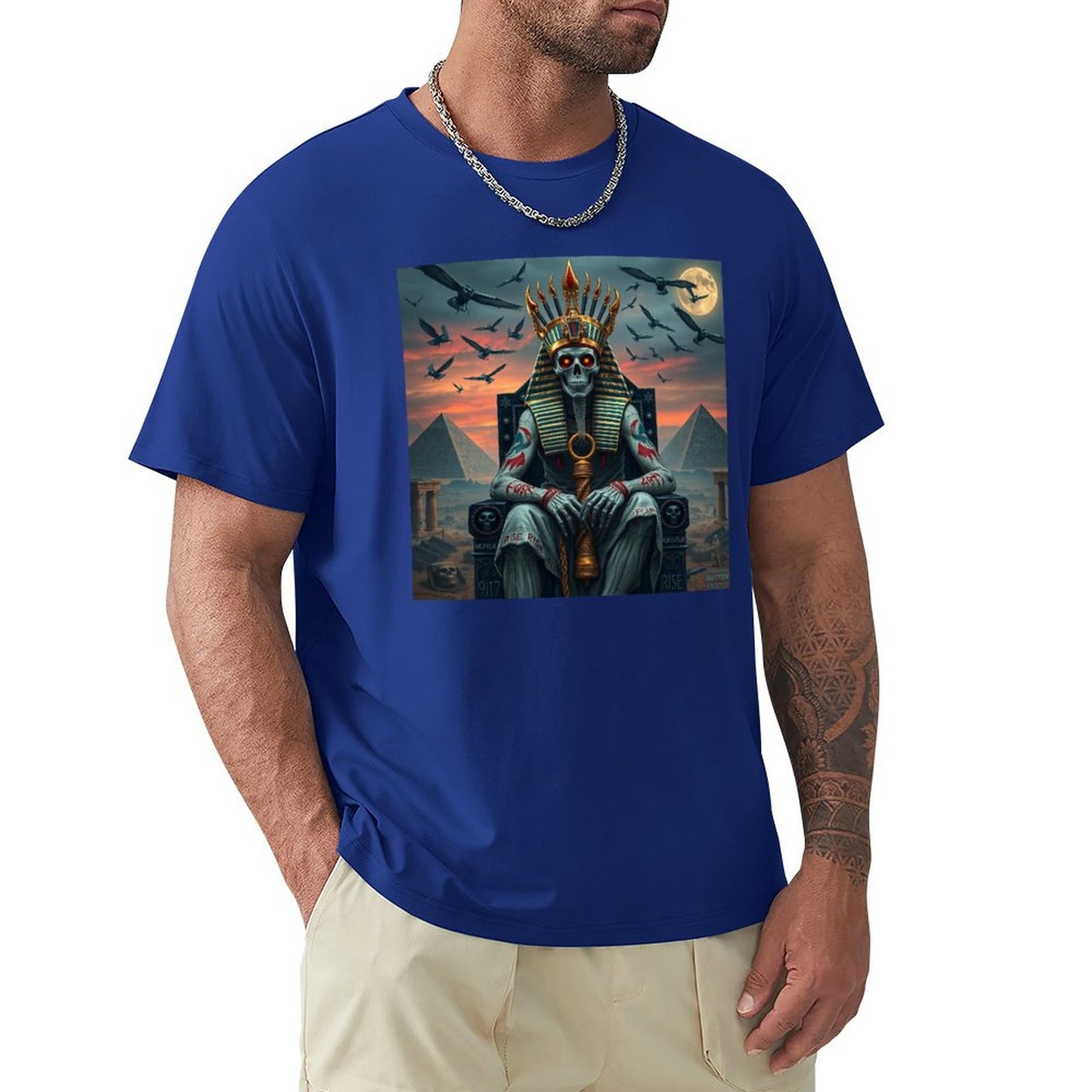 Munsieur Pharaoh's Reign Collection Men's Tee (High Definition & Front Printing)