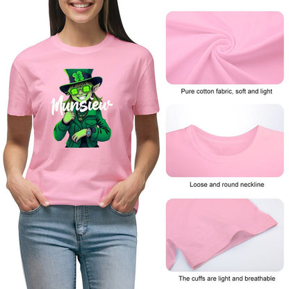 St. Patrick's Day Collection Leprechaun Mafia "Kiku" Women's T-shirt