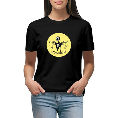 Women's Munsieur T-shirt Halloween Collection 'Grim" Designer Streetwear for Her