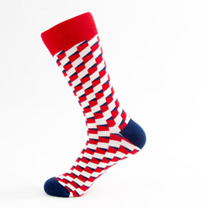Men's Casual Mid-calf Casual Cotton Socks - Munsieur