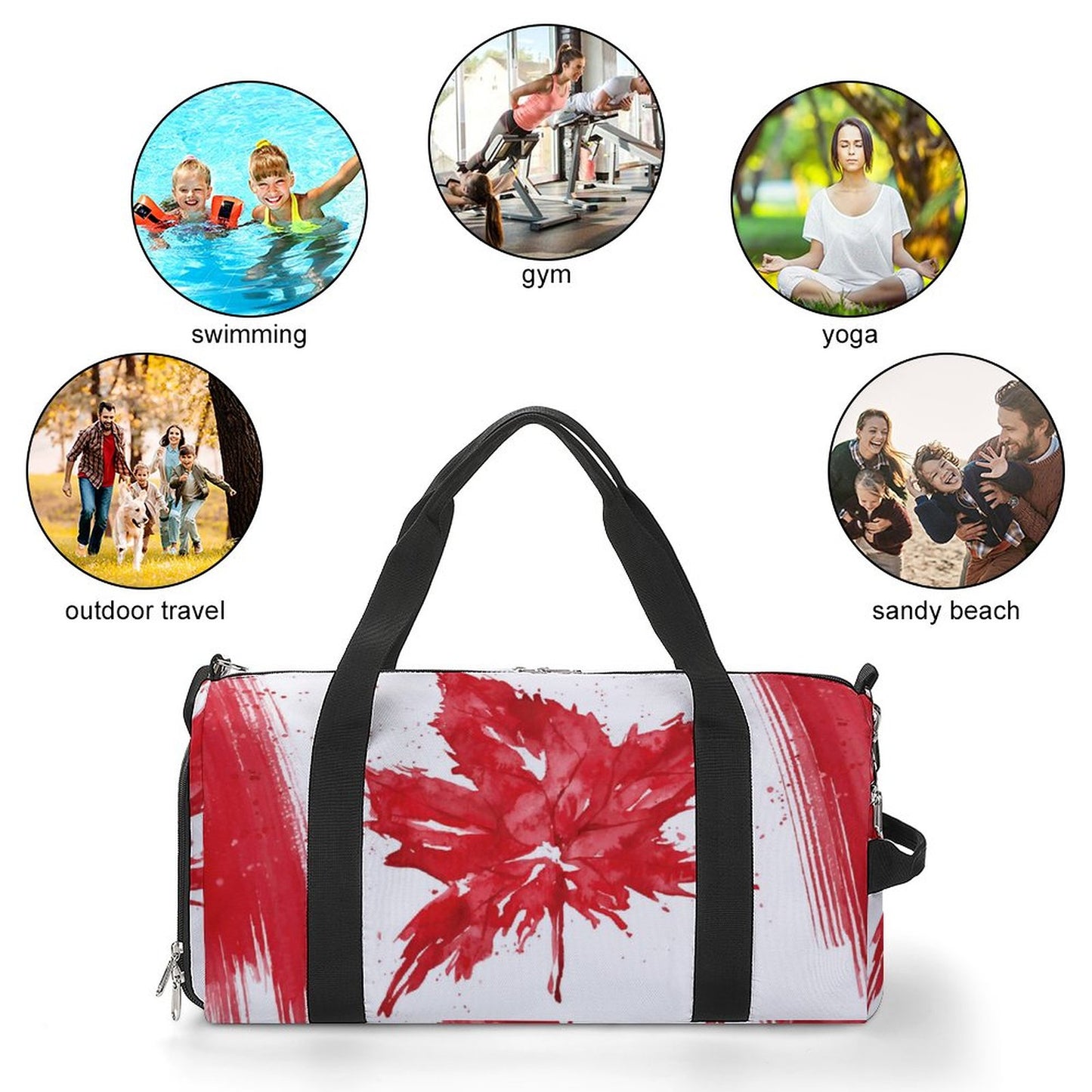 Gym bag Large Capacity Sports Duffel "Ol' Canada"