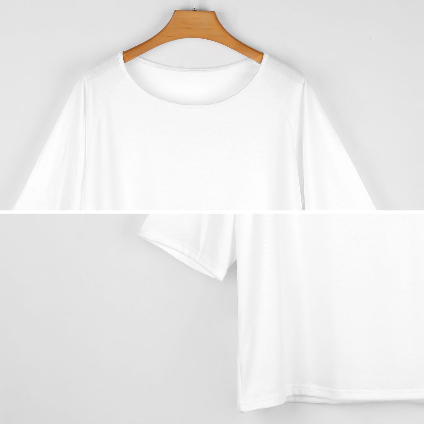 Munsieur Women's Off the Shoulder Half-Sleeve T-shirt