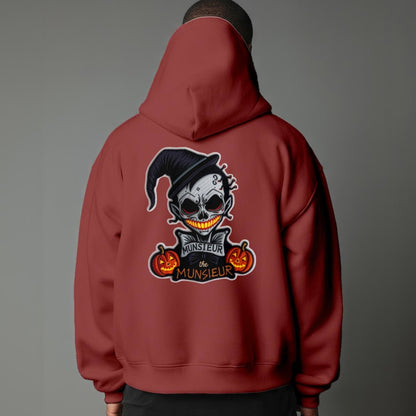 Unisex Halloween Pullover Hoodie Sweater with Micro-Fleece Lining