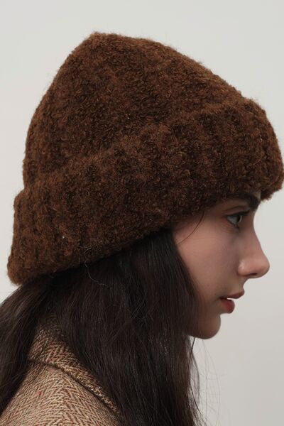 Solid Color Thermal Knit Hat - Munsieur