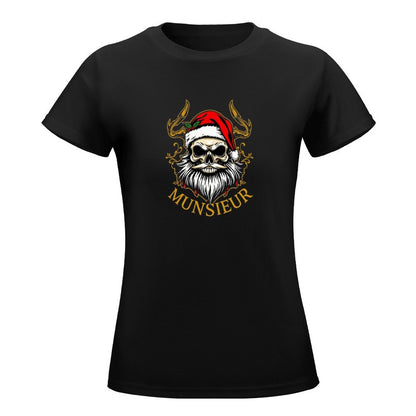 Women's Munsieur T-shirt "Seasons Santa" Christmas Collection