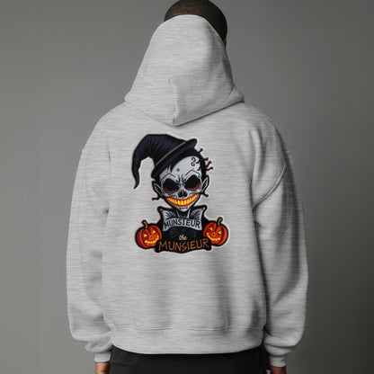 Unisex Halloween Pullover Hoodie Sweater with Micro-Fleece Lining