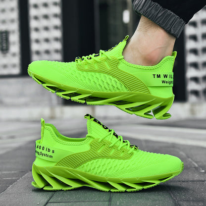 Fashion Blade Flying Woven Scale Trendy Sneakers - Munsieur