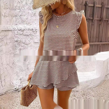 Women's 2pc Skirt Set Swing Elegant Romper