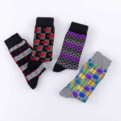 Men's Mid-calf Length Socks Europe And America - Munsieur