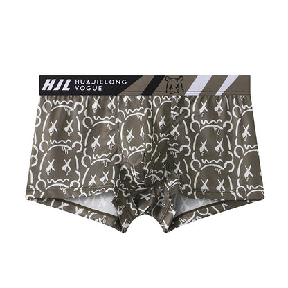 Men's Multi-color Printing Slim Fit Breathable Boxers - Munsieur