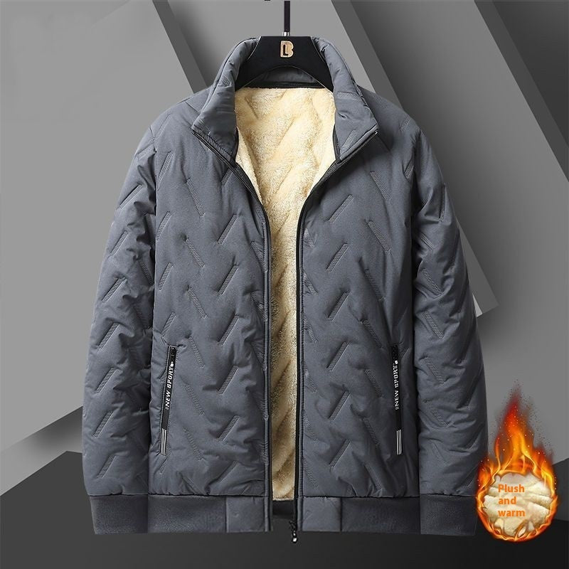 Vest For Middle-aged And Elderly People Warm Thickened Cotton Coat Wool For Men - Munsieur