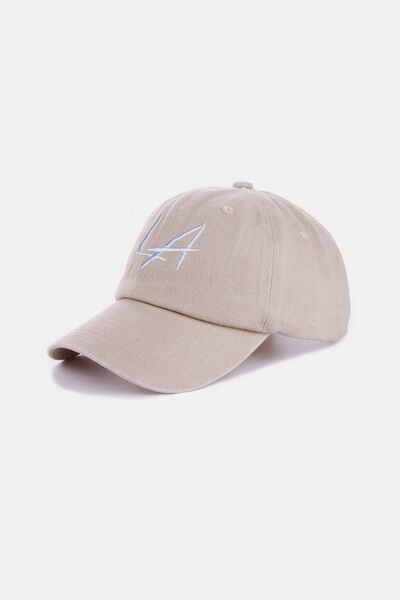 Zenana Washed Embroidered City Baseball Cap - Munsieur
