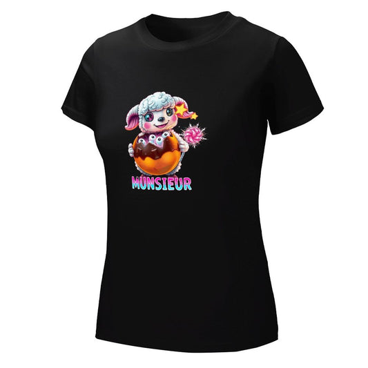 Munsieur Women's T-shirt "Lil Bo" Streetwear for Her