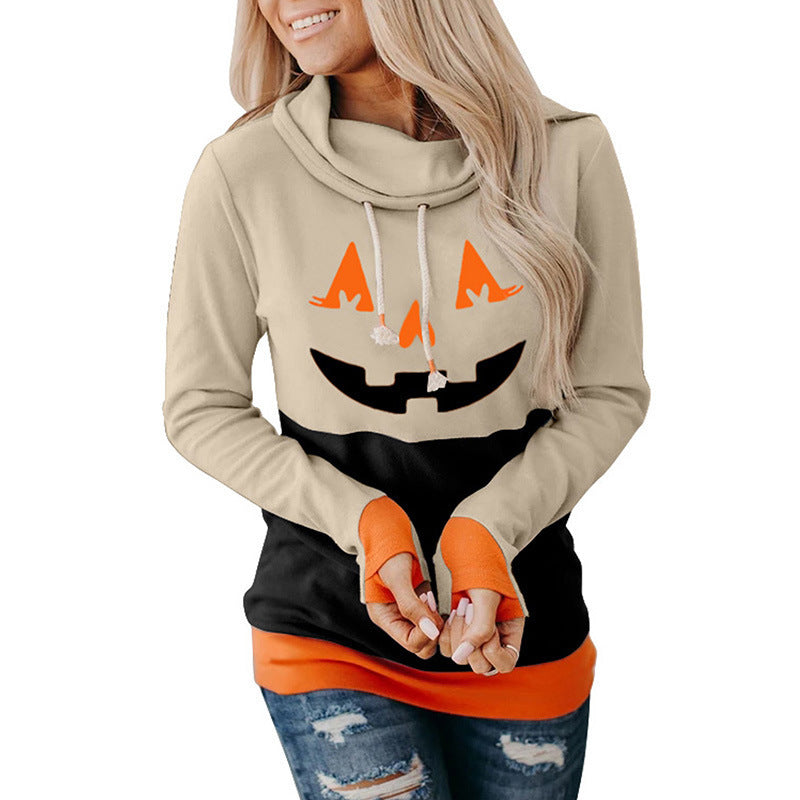 Halloween Pattern Sweater for Women