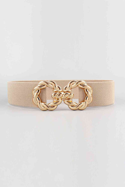 Zinc Alloy Buckle Elastic Belt - Munsieur