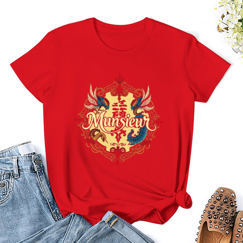 **Heatwave Sale** Munsieur Women's T-shirt Designer Streetwear for Her