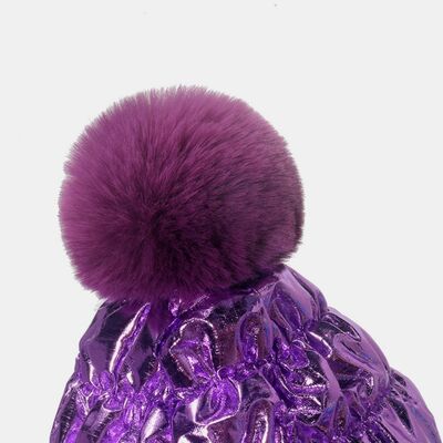Thermal Knit Hat with Pompom - Munsieur