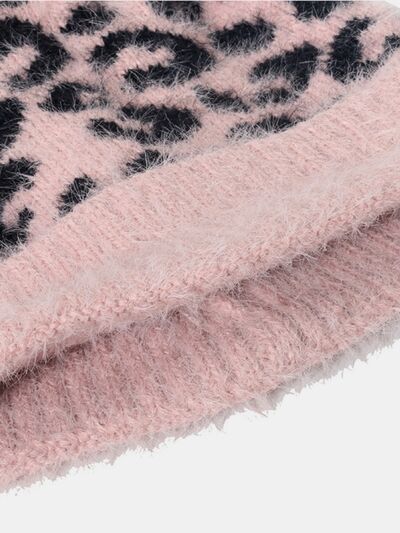Leopard Hat with Pompom - Munsieur