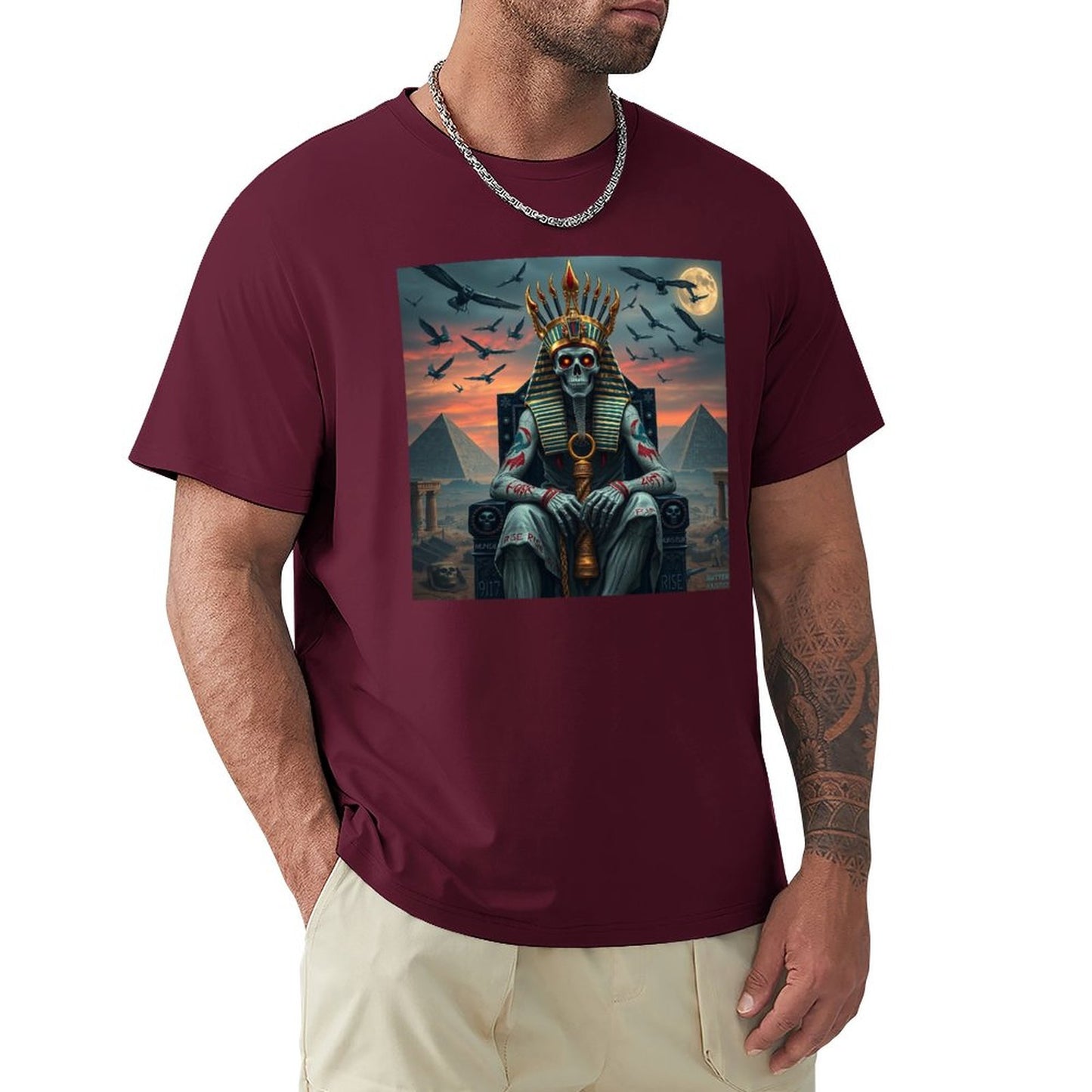 Munsieur Pharaoh's Reign Collection Men's Tee (High Definition & Front Printing)