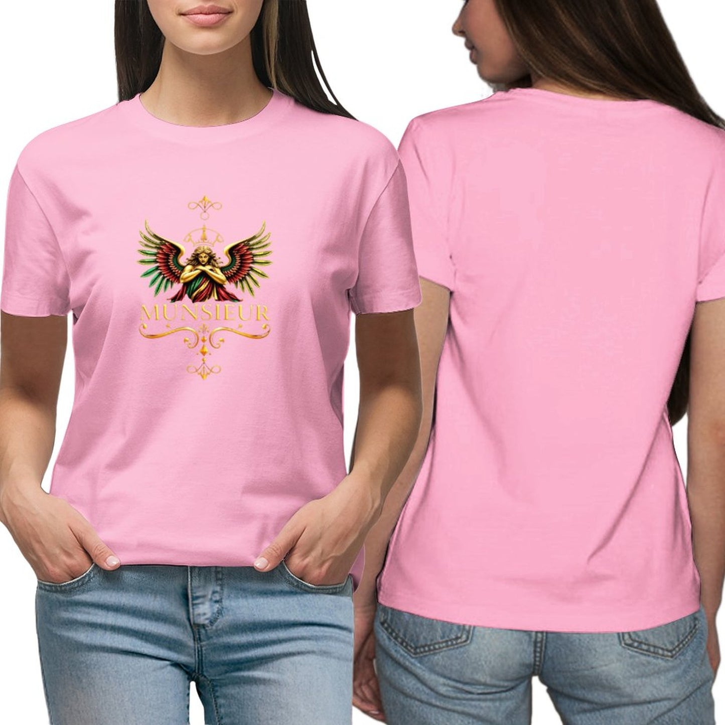 Munsieur Women's Timeless Style with Munsieur Premium Women's T-Shirts - Munsieur