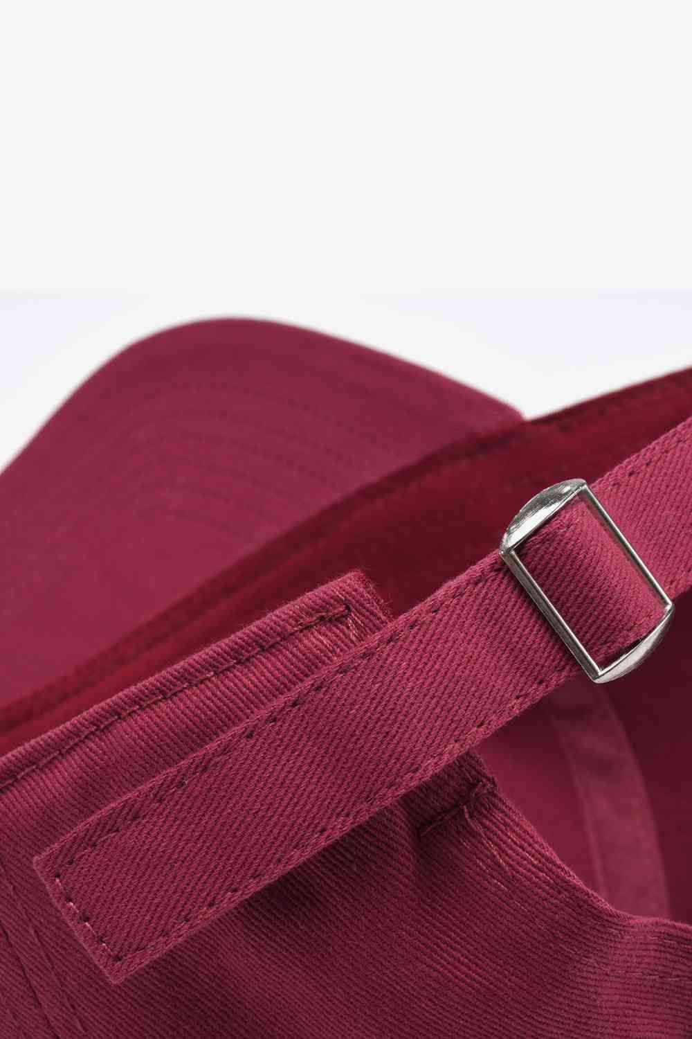 Embroidered Graphic Adjustable Baseball Cap - Munsieur