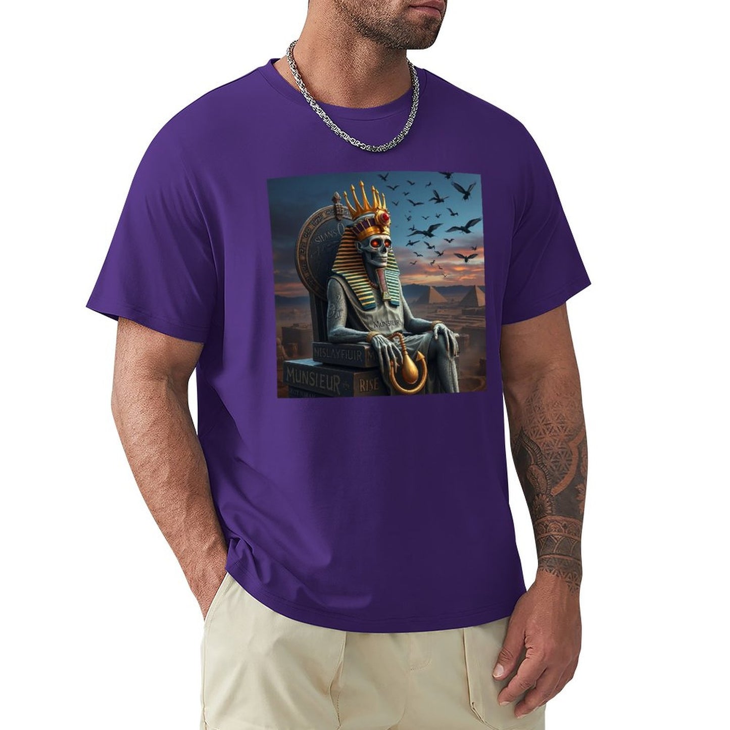 Munsieur Pharaoh's Reign Collection Men's Tee II (High Definition & Front Printing)