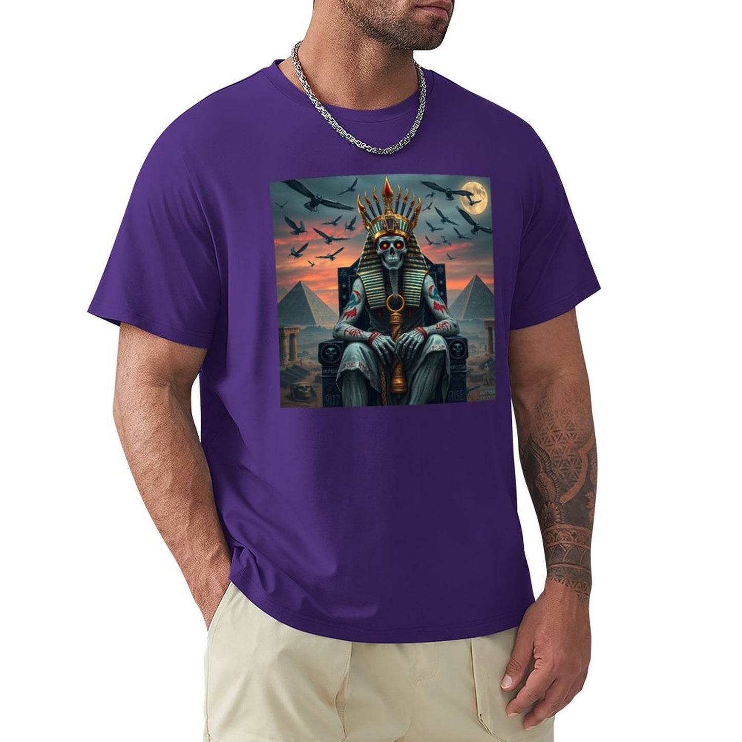 Munsieur Pharaoh's Reign Collection Men's Tee (High Definition & Front Printing)
