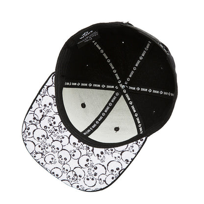 Hip Hop Edge Fashion Skull Embroidery Baseball Hat