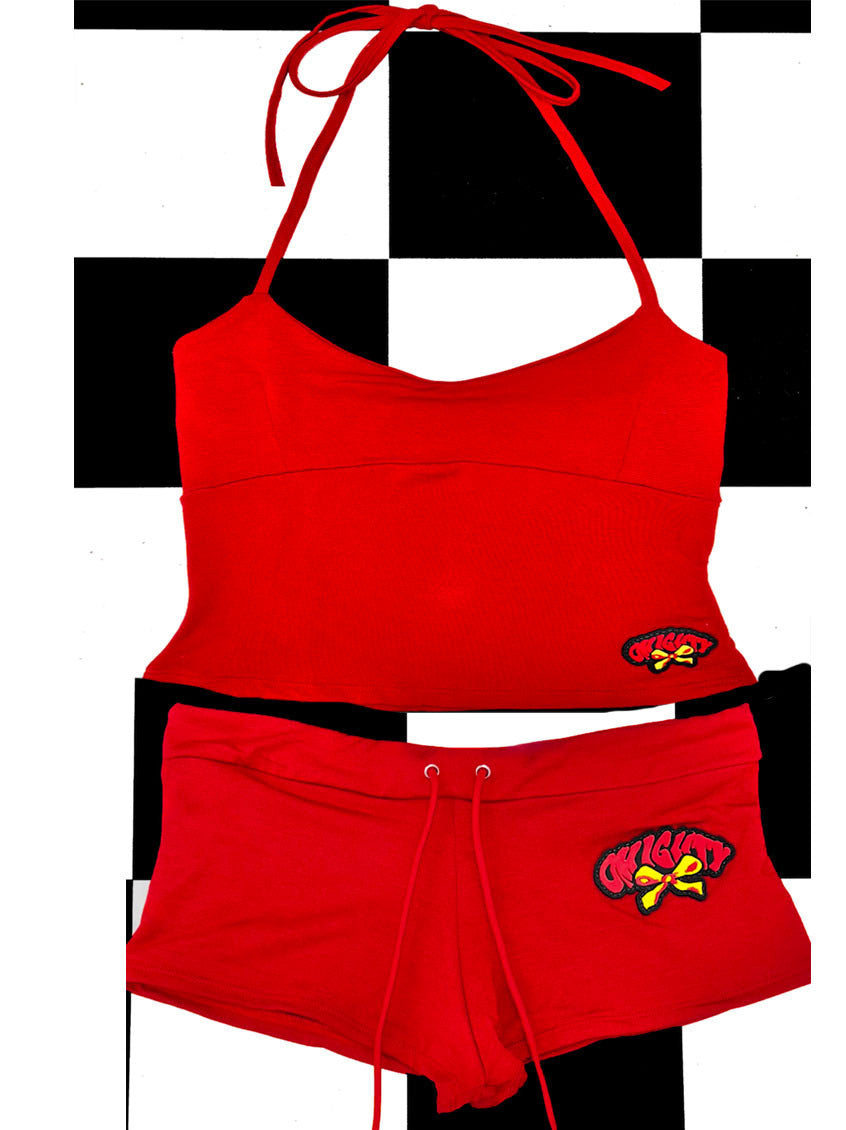 Camisole American Super Two-piece T-shirt Set
