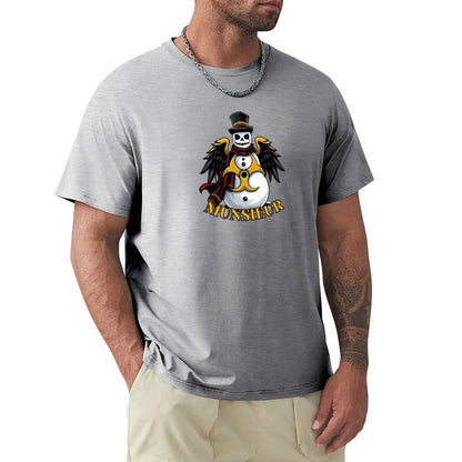 Men's Munsieur Christmas Tee Design "Atomic Snow"