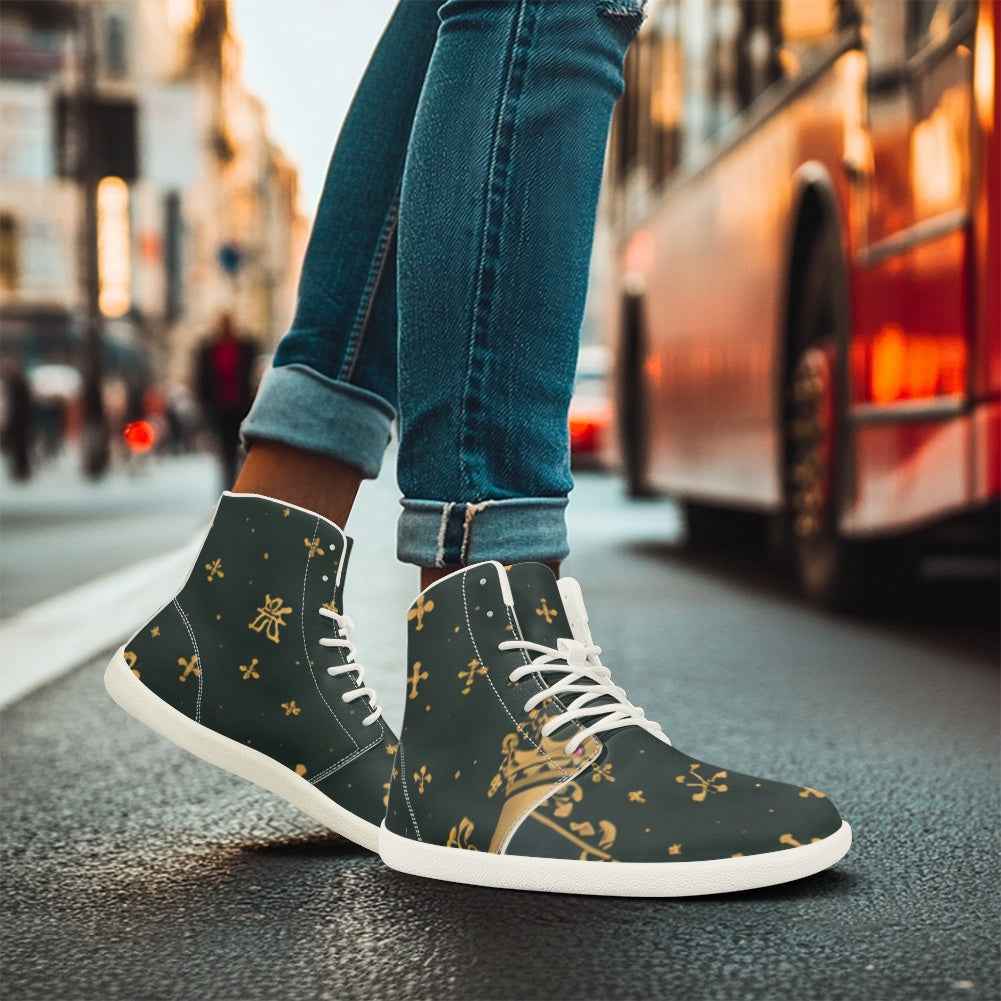 High top barefoot shoes