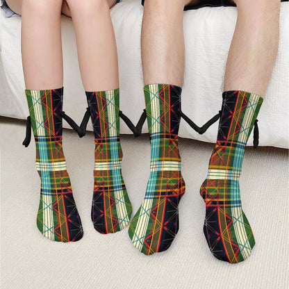 Munsieur Design Buddy Socks Magnetic Holding Hands Funny Socks accessories