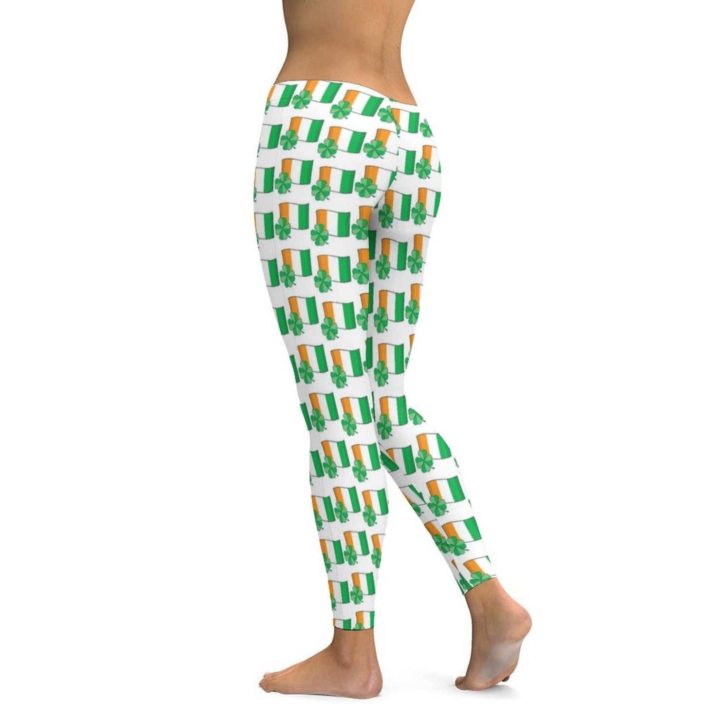 Munsieur St. Patrick's Day Collection Women's Hot Yoga Stretch Leggings