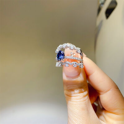 1 Carat Moissanite 925 Sterling Silver Ring - Munsieur
