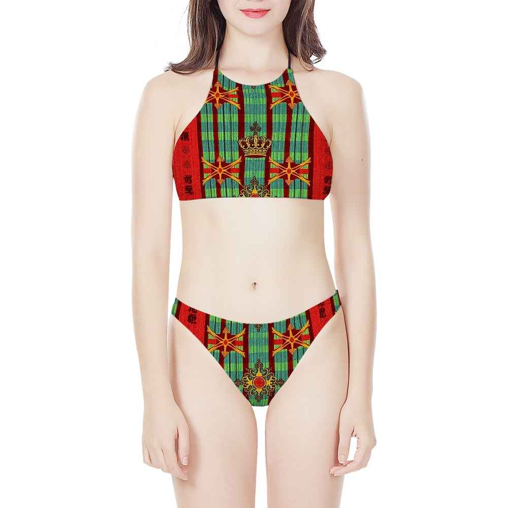 Wrapped-chest Bikini