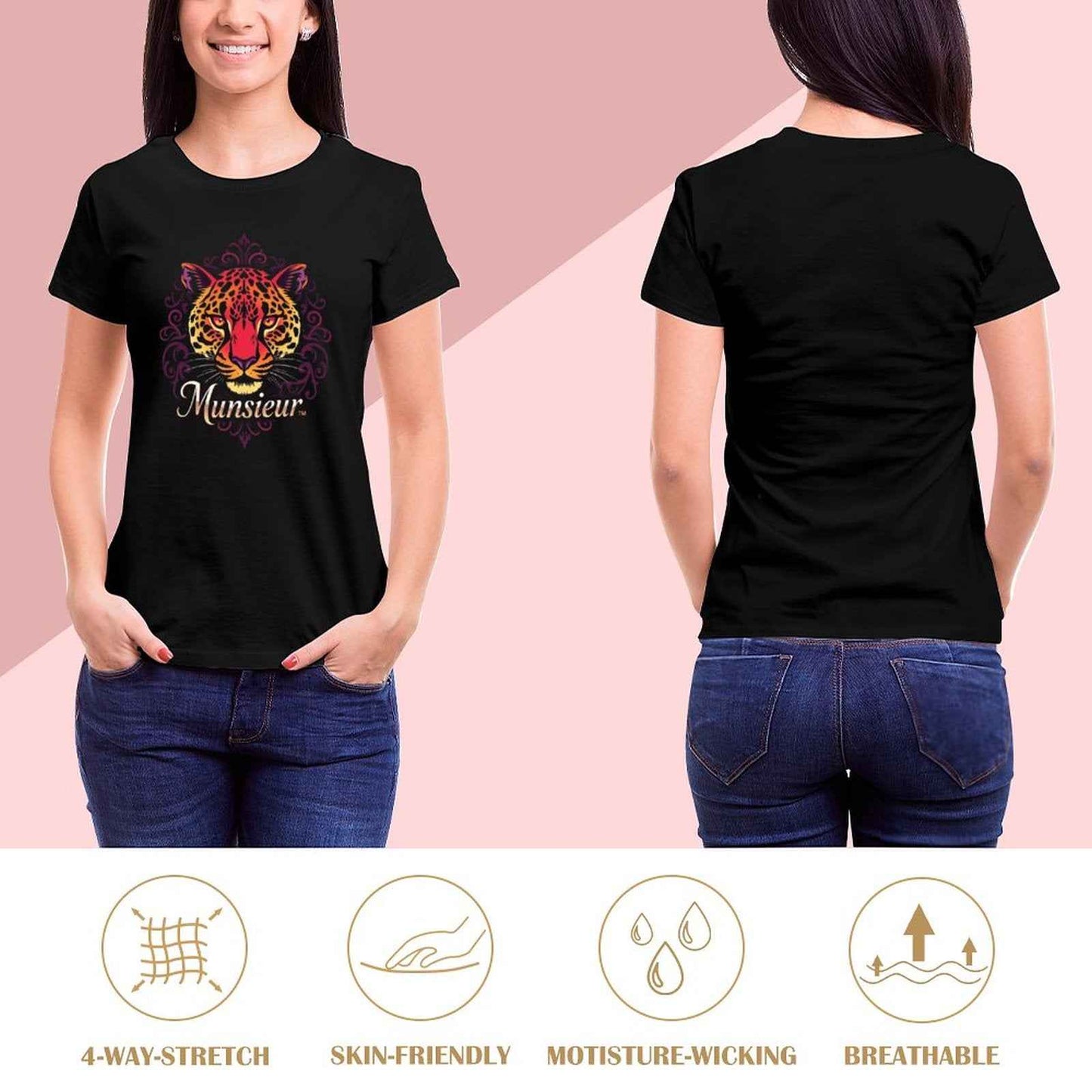 Munsieur T-Shirt for Women: Soft, Stylish, and Made to Last for Her - Munsieur