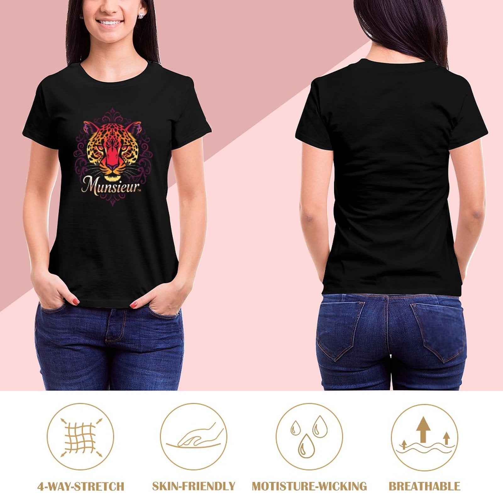 Munsieur T-Shirt for Women: Soft, Stylish, and Made to Last for Her - Munsieur
