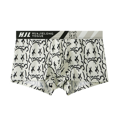 Men's Multi-color Printing Slim Fit Breathable Boxers - Munsieur