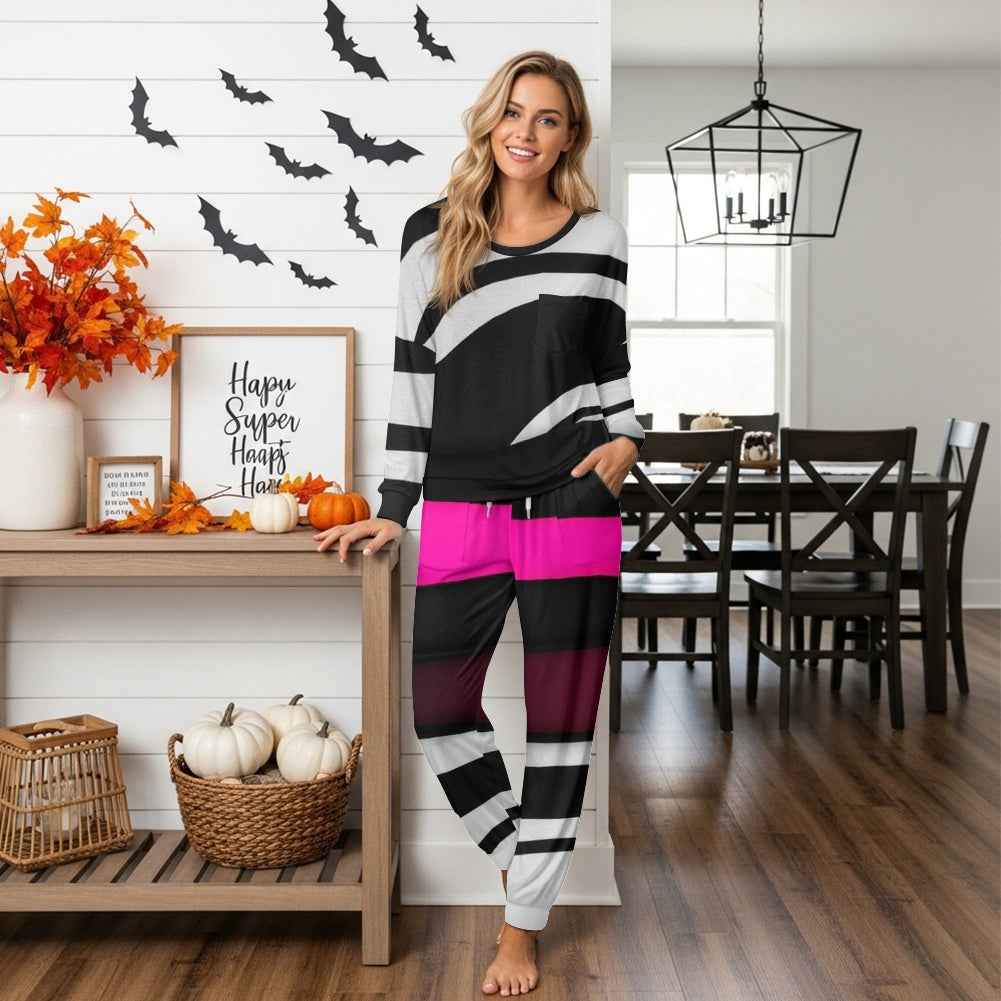 Women's drawstring pajamas set