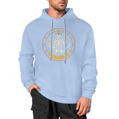 Munsieur Shadow Reaper: Luxe Skull Hoodie for Men - Munsieur