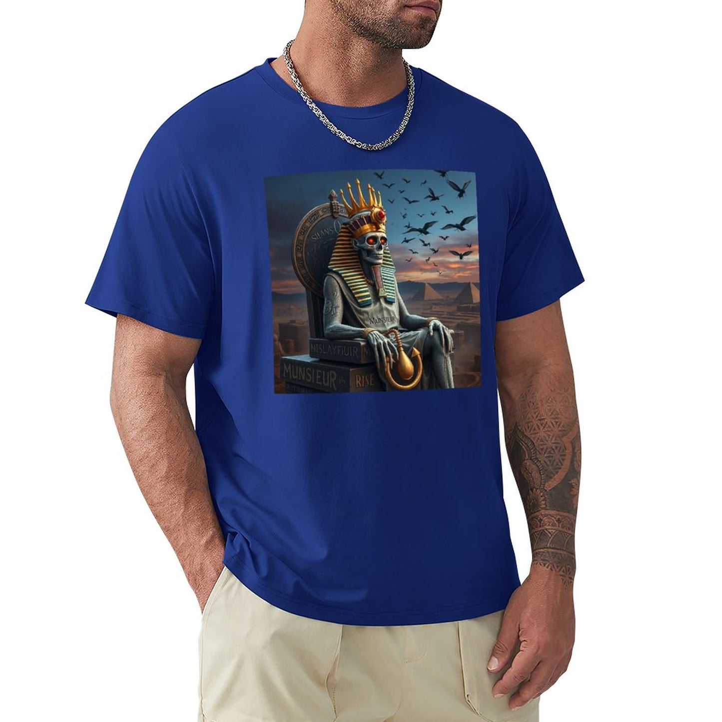 Munsieur Pharaoh's Reign Collection Men's Tee II (High Definition & Front Printing)