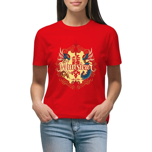 **Heatwave Sale** Munsieur Women's T-shirt Designer Streetwear for Her